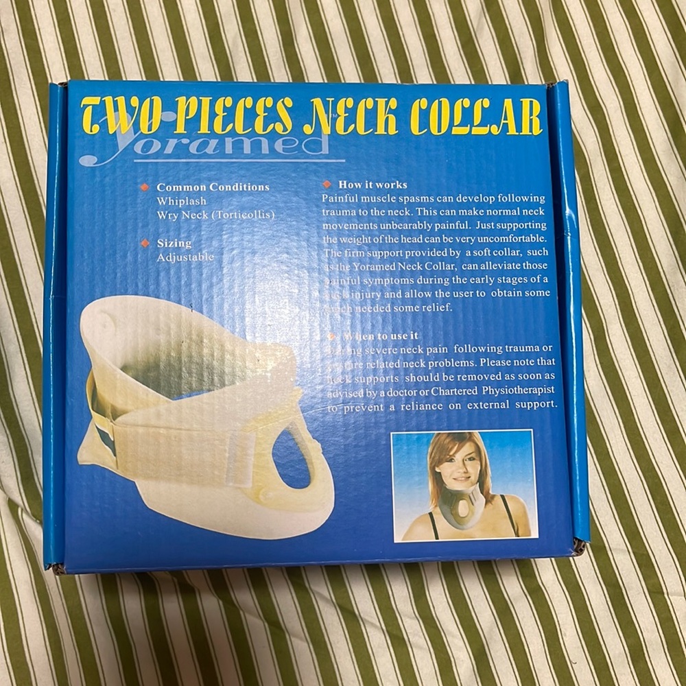 Two pieces neck collar
